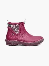 BOGS Women's Harper Chelsea Slip On Waterproof Garden Boots Berry - 73478-65