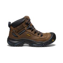 KEEN Utility Men's Braddock AL Steel Toe Waterproof Work Boot Bison/Ensign Blue - 1012771