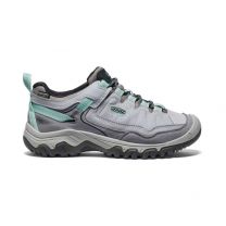 KEEN Women's Targhee IV Waterproof Hiking Shoe Alloy/Granite Green - 1028992