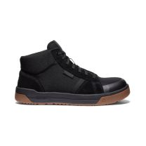 KEEN Utility Men's Kenton Mid Carbon-Fiber Toe Work Shoe Black/Gum - 1028751