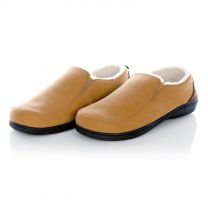 PowerStep® ArchWear™ Men's Twin-Gore Slippers Light Brown - 8800-30