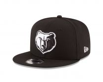 New Era NBA Memphis Grizzlies Men's 9Fifty Snapback Cap, One Size, Black