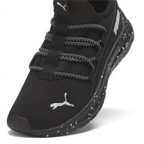 PUMA One4All Sneaker, Black White, 4.5 US Unisex Big