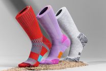Merrell Unisex Trail Runner Lightweight Crew Sock 1 pair per pack, White,5-9.5 Women's /5-8.5 Men's