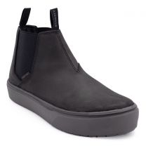 AIRWALK SAFETY Men's Venice Chelsea Composite Toe EH Pull-On Work Boot Black/Forged Iron - AW7101