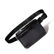 Baggallini Modern Belt Bag Black Gloss Ripstop - BEB898-B0370