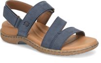 Born Women's Seak Sandals Navy Nubuck - BR0085036
