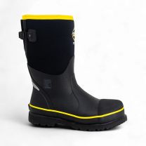 Dryshod Men's Brute Mid Gusset Black/Yellow - BRUG-MM-BLK