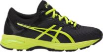 ASICS Kids' GT-1000 6 GS Running Shoes Black/Energy Green/Silver - C740N.9077