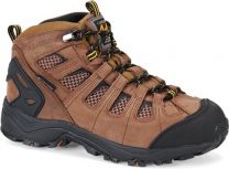 CAROLINA Men's 5" Quad Carbon Soft Toe Waterproof Hiker Work Boot Dark Brown - CA4025