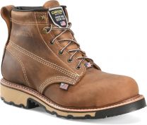 CAROLINA Men's 6" Ferric USA Steel Toe Work Boot Dark Brown - CA7829