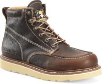 CAROLINA Men's 6" Flatiron Soft Toe Work Boot Dark Brown - CA7044