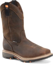 CAROLINA Men's 44" Actuator Composite Toe Internal Metatarsal Guard Waterproof Work Boot Dark Brown - CA8537