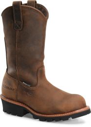 CAROLINA Men's 12" Ranch Wellington Waterproof Composite Toe Logger Work Boot Tan - CA9831