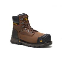 CATERPILLAR WORK Men's Excavator XL 6" Waterproof Composite Toe Work Boot Dark Brown - P90991