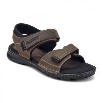 Rockport Men's Darwyn Quarter Strap Quarter-Strap Brown Sandal - VJ439-JBR34