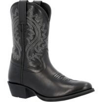 Durango Unisex Little Kid's 8" Black Western Boot Polished Black Onyx - DBT0249C