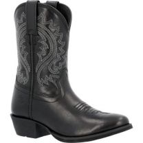 Durango Unisex Big Kid's 8" Black Western Boot Polished Black Onyx - DBT0249Y
