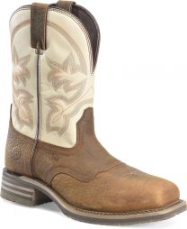 Double-H Boots Men’s 10” Hingham Composite Toe ICE™ Stockman Work Boot Brown - DH4150