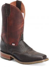 Double-H Boots Men’s 10” Baler Roper Western Boot Brown - DH4654