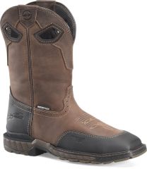 Double-H Boots Men’s 11” Phantom Rider Visor Composite Toe Waterproof ICE™ Lug Roper Dark Brown - DH5396