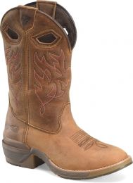 Double-H Boots Men’s 12” Phantom Rider Feudal Soft Toe EH ICE™ Western Work Boot Brown - DH5421