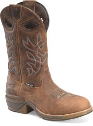 Double-H Boots Men’s 12” Phantom Rider Cleave Composite Toe ICE™ Western Work Boot Brown - DH5422