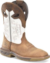 Double-H Boots Women’s 10” Phantom Rider Brave Soft Toe EH Non-Metallic ICE™ Western Work Boot Dark Brown - DH5425