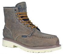 DieHard Footwear Men's 6" Monte Soft Toe Waterproof Slip Resistant EH Work Boot Distressed Brown  - DH60112