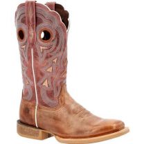 Durango Women's 12" Lady Rebel Pro Burnished Rose Western Boot Dusty Brown/Sky Blue - DRD0420