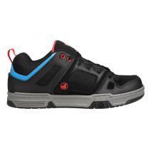 DVS Men's Gambol Skate Shoe Black/Firey Red/Blue Nubuck - DVF0000329-004