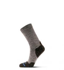 FITS Unisex Light Hiker Crew Socks Brown - F1002-200