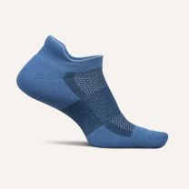 Feetures Unisex High Performance Max Cushion No Show Tab Socks Denim Daze - FA5014786