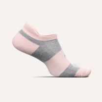 Feetures Unisex High Performance Cushion No Show Tab Socks Pink Blanket - FA50532