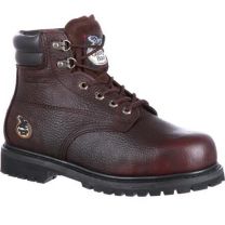 GEORGIA BOOT Men's 6" Oiler Steel Toe Waterproof Work Boot Brown - G6174