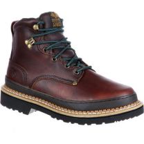 GEORGIA BOOT Men's 6" Georgia Giant Steel Toe Work Boot Soggy Brown - G6374