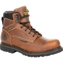 GEORGIA BOOT Men's 6" Georgia Giant Revamp Steel Toe Waterproof Work Boot Brown - GB00317