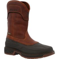 GEORGIA BOOT Men's 11" Carbo-Tec LTR Steel Toe Waterproof Pull-On Work Boot Brown - GB00471