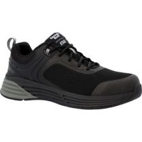GEORGIA BOOT Men's 3" DuraBlend Sport Nano Composite Toe ESD Athletic Work Shoe Black - GB00542