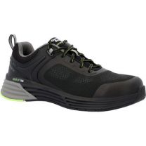 GEORGIA BOOT Men's 3" DuraBlend Sport Nano Composite Toe EH Athletic Work Shoe Black - GB00543