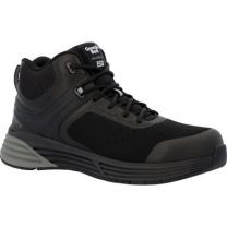 GEORGIA BOOT Men's 5" DuraBlend Sport Nano Composite Toe ESD Athletic Hi-Top Work Shoe Black - GB00544