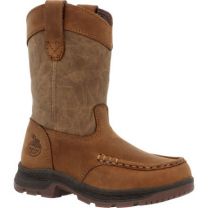 Georgia Boot Little Kids' Athens Superlyte Pull On Boot Brown - GB00705C