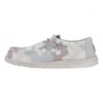 HEY DUDE Shoes Men's Wally Washed Camo Greyscale Desert Camo - 40694-1KL