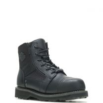 HARLEY-DAVIDSON WORK Men's Bonham Composite Toe Side-Zip Work Boot Black - D93681