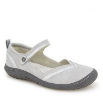 JBU Raven Women's  Mary Jane Flat Light Grey/Shimmer - B5RAV50