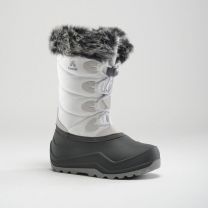 Kamik Kid's Snowangel Insulated Waterproof Winter Boot White/Black Sole - NF4442-WHB