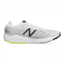 New Balance Men's 890 v7 Running Shoe White/Black/Green - M890WB7