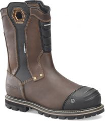 Matterhorn Men’s 10” I-Beam Composite Toe Waterproof Internal Metatarsal Guard Ranch Wellington Work Boot Brown - MT2540