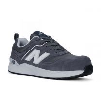 NEW BALANCE SAFETY Men's Elite Lite Composite Toe EH Work Shoe Grey/White - MUELEHGW