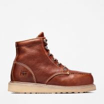 Timberland PRO Men's 6" Barstow Alloy Toe Wedge Work Boot Brown - TB188559214